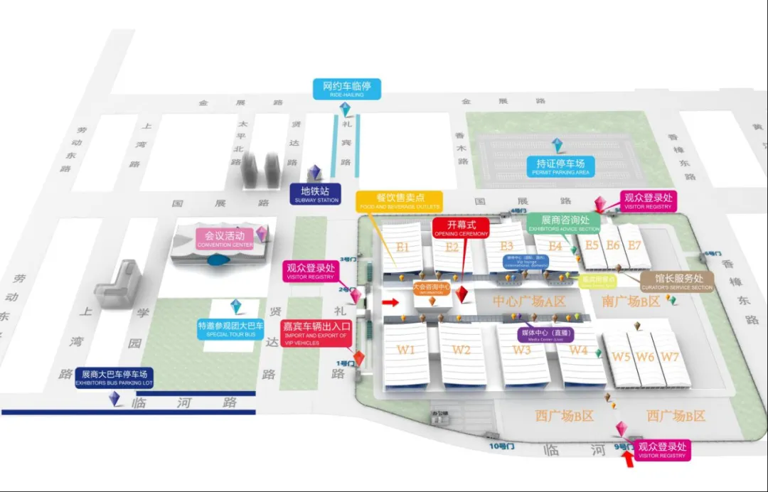 長沙農(nóng)機(jī)展場館布局圖